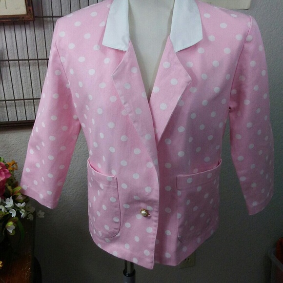 Polka dot blazer - Picture 1 of 8